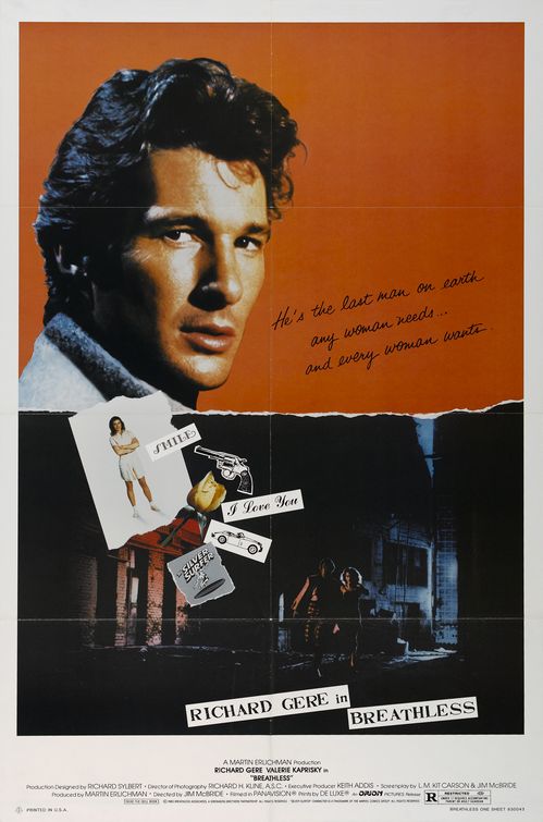breathless 1983 poster